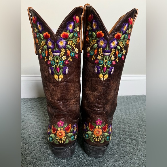Old Gringo 8.5 B Sora Floral Western Cowboy Cowgirl Boots Valentines Gift - Picture 6 of 10